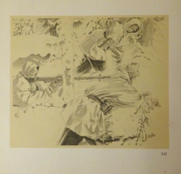 1944 - an der Stellung wird gebaut ..., Kurt Kranz, alter Druck